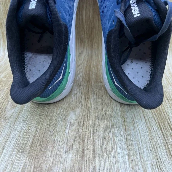 Hoka One One Clifton 7 Men's Size 9.5 D Blue Running Shoes Sneaker 1110508 MOAN - Picture 5 of 10